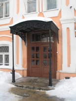 козырек, чугунное литье