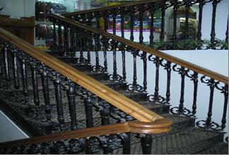 Ограждение балконное, лестница