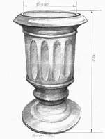 Урна чугунная